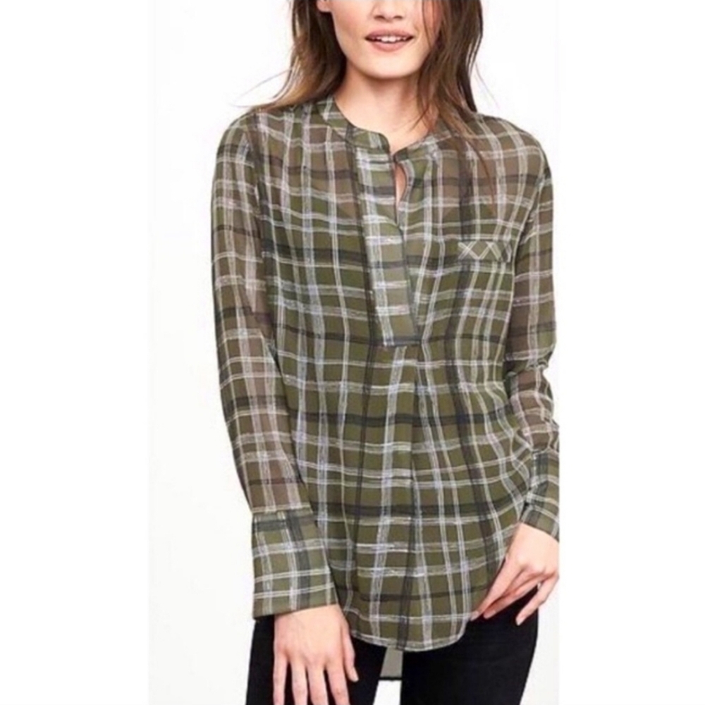 Banana Republic Plaid Tunic